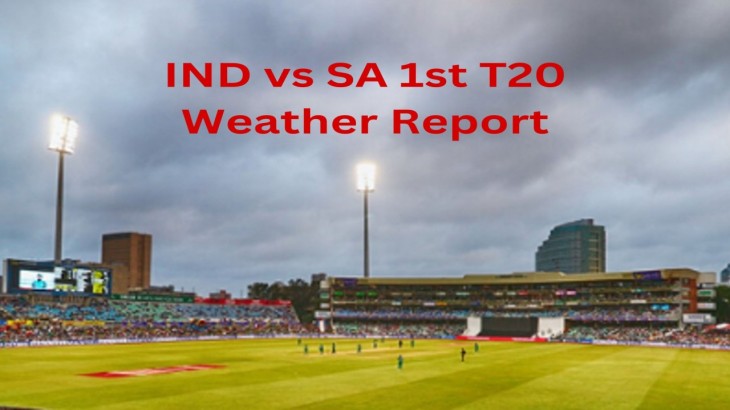 IND vs SA 1st T20 Weather Report