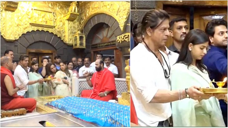 Shah Rukh Khan visits Shirdi