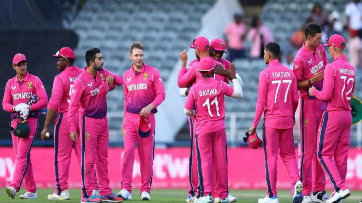 south africa will wear pink jersey in ind vs sa 1st odi match