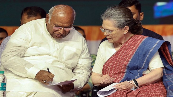 Sonia and Kharge