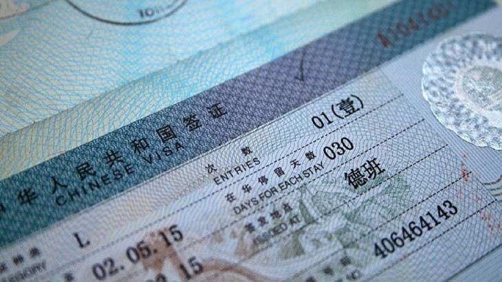Visa of China
