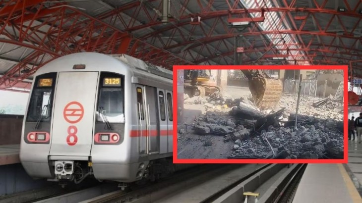 Gokulpuri metro station accident
