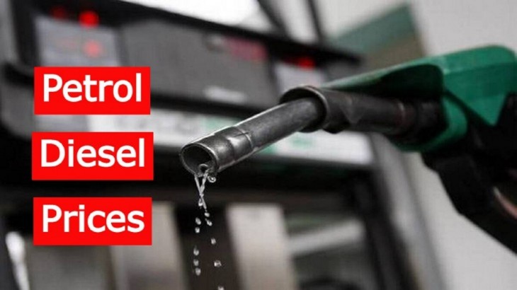 petrol and diesel prices today