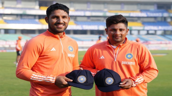 sarfaraz khan and dhruv jurel debut for team india
