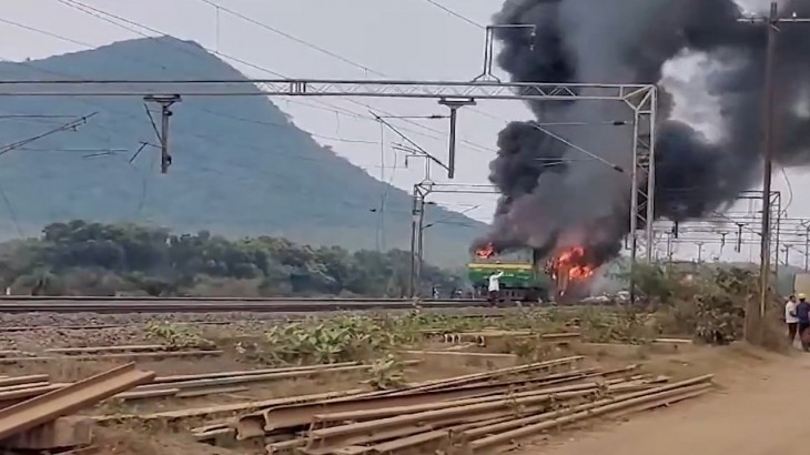Train Fire