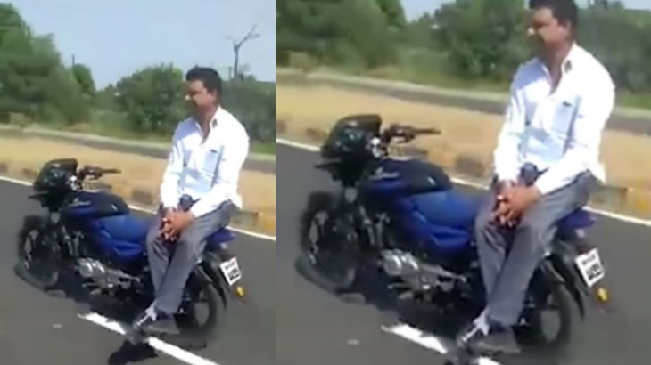viral stunt bike video