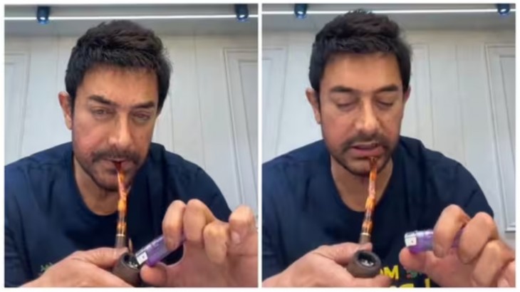 Aamir Khan Smoking
