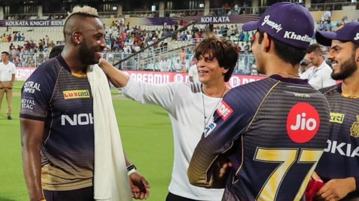 andre russell Shah Rukh Khan