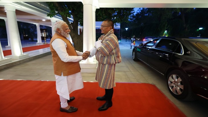PM Modi and Bhutan Prime Minister