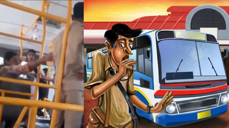 bengaluru bus viral video