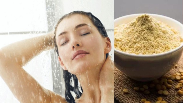 Besan Bath Benefits