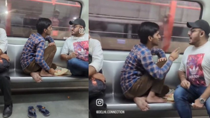 viral video delhi metro