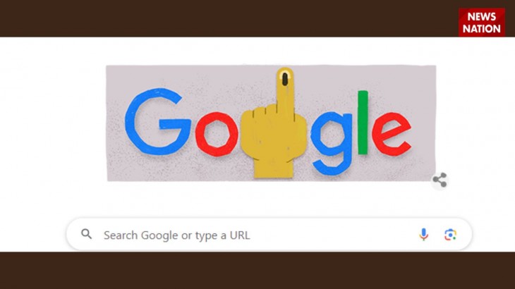 Google changed its doodle to celebrated Lok Sabha elections 2024
