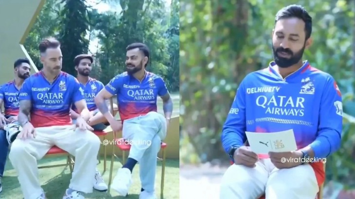 virat kohli gives epic reply to dinesh karthik about his wife