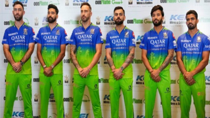 RCB Record In Green Jersey