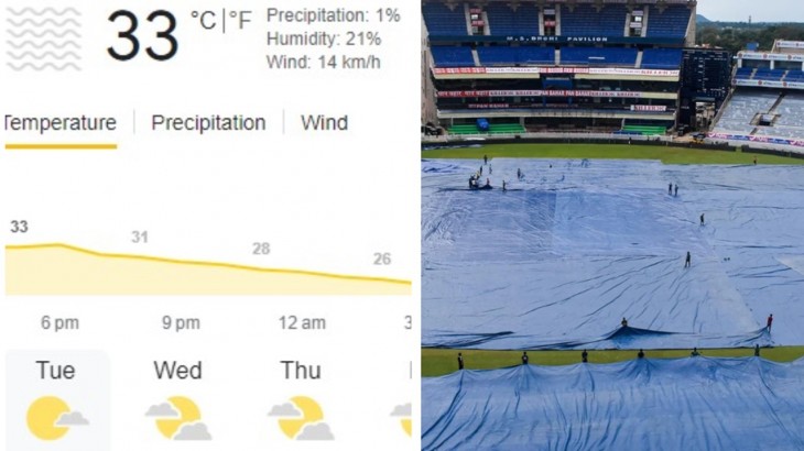 DC vs GT Delhi Weather Update