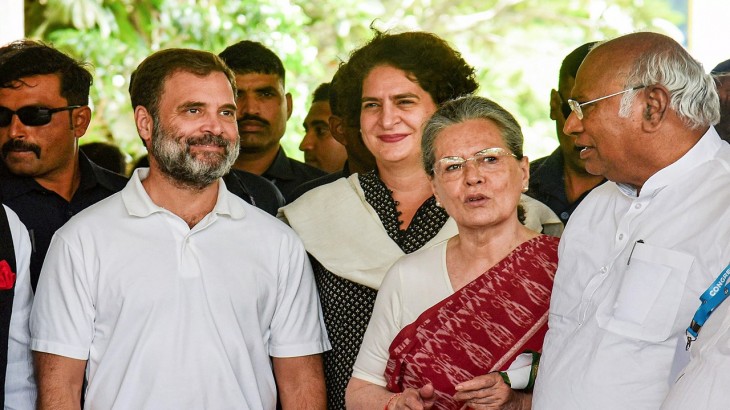 Rahul Gandhi and Kharge