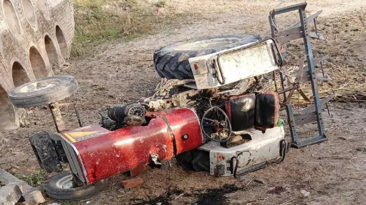 Tractor overturn