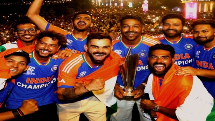 Team India Victory Celebration